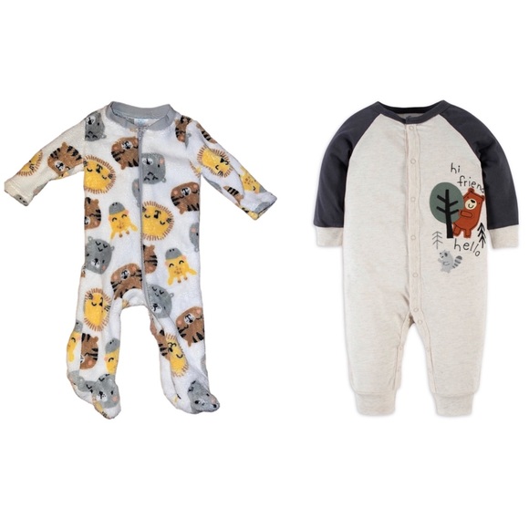 2 FOR $12! Zak & Zoey AND Gerber Onesie’s! Size 0-3 Months. - Picture 1 of 13